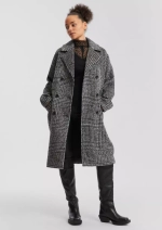 Шерстяное пальто в клетку Q/S s.Oliver