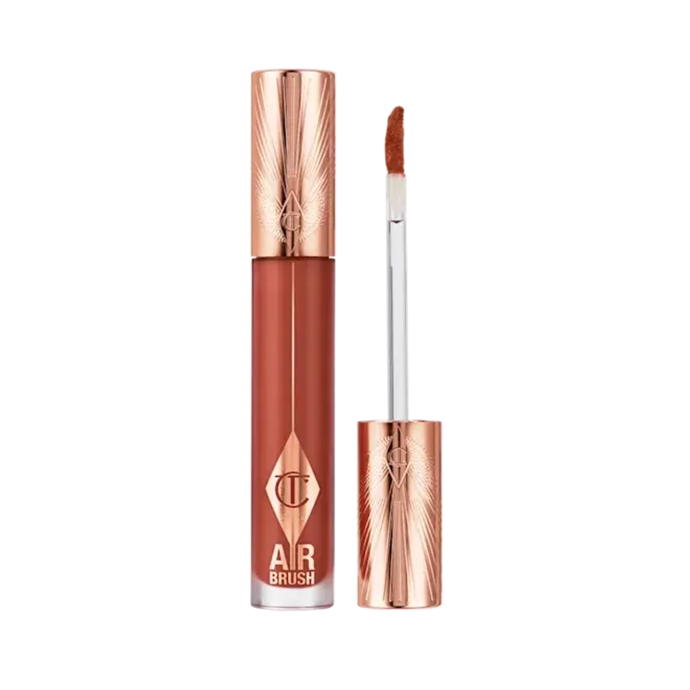 Charlotte Tilbury Airbrush Flawless Matte Lip Blur Liquid Lipstick жидкая помада бордовый Walk of No