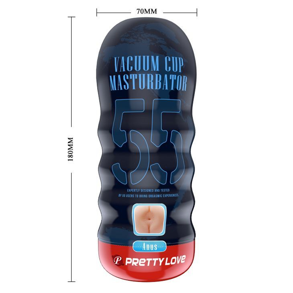 Мастурбатор-анус Vacuum Cup Masturbator (Цвет: телесный)