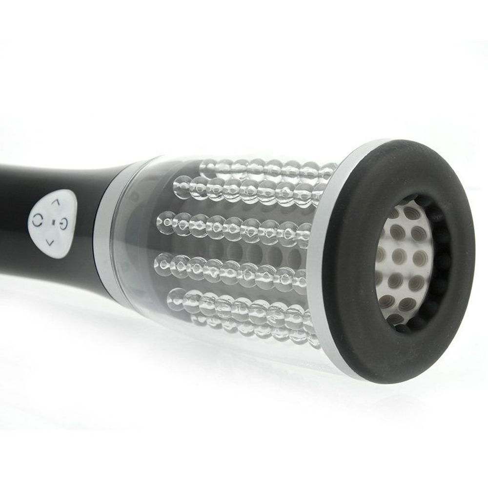 Черный стимулятор-ротатор Mojo (Цвет: черный)