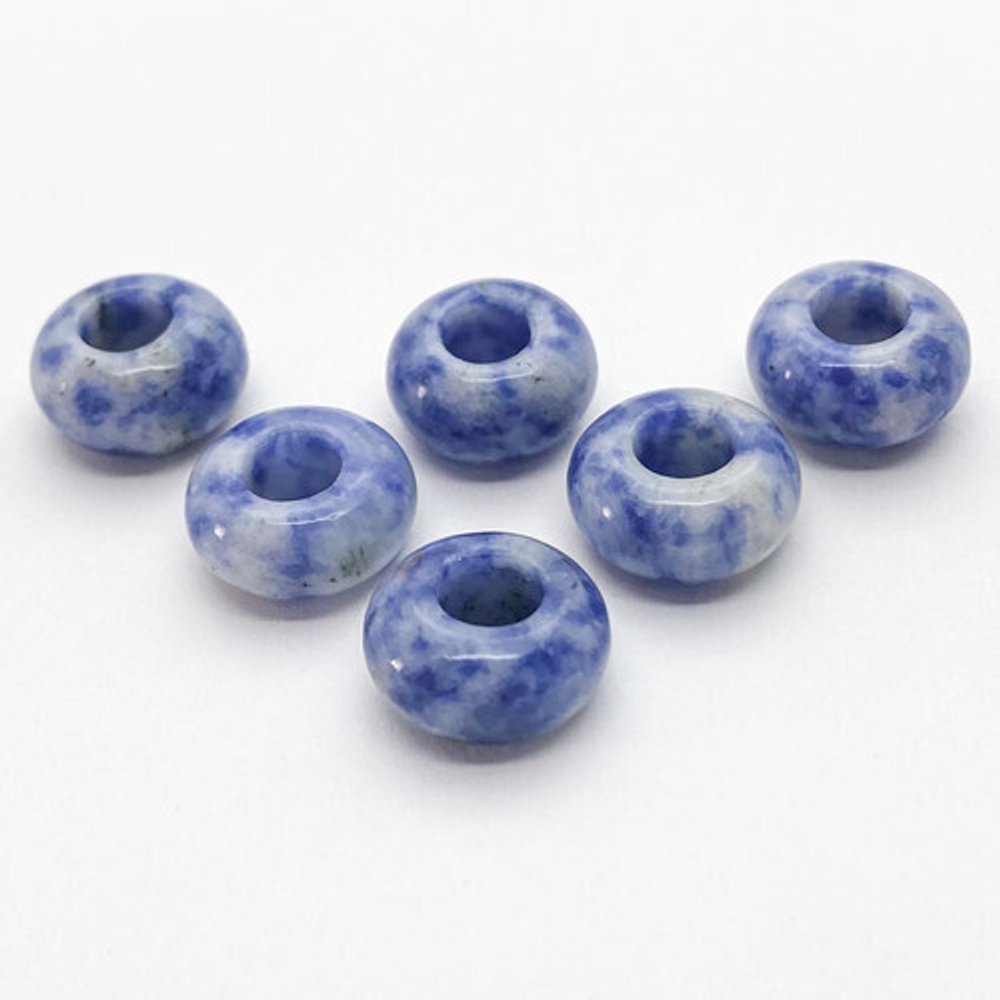 Содалит, размер около 14 мм, цена за 1 шт