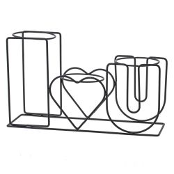 GAEM Набор из 3-х кашпо на подставке, L31,5 W9 H21,5 см