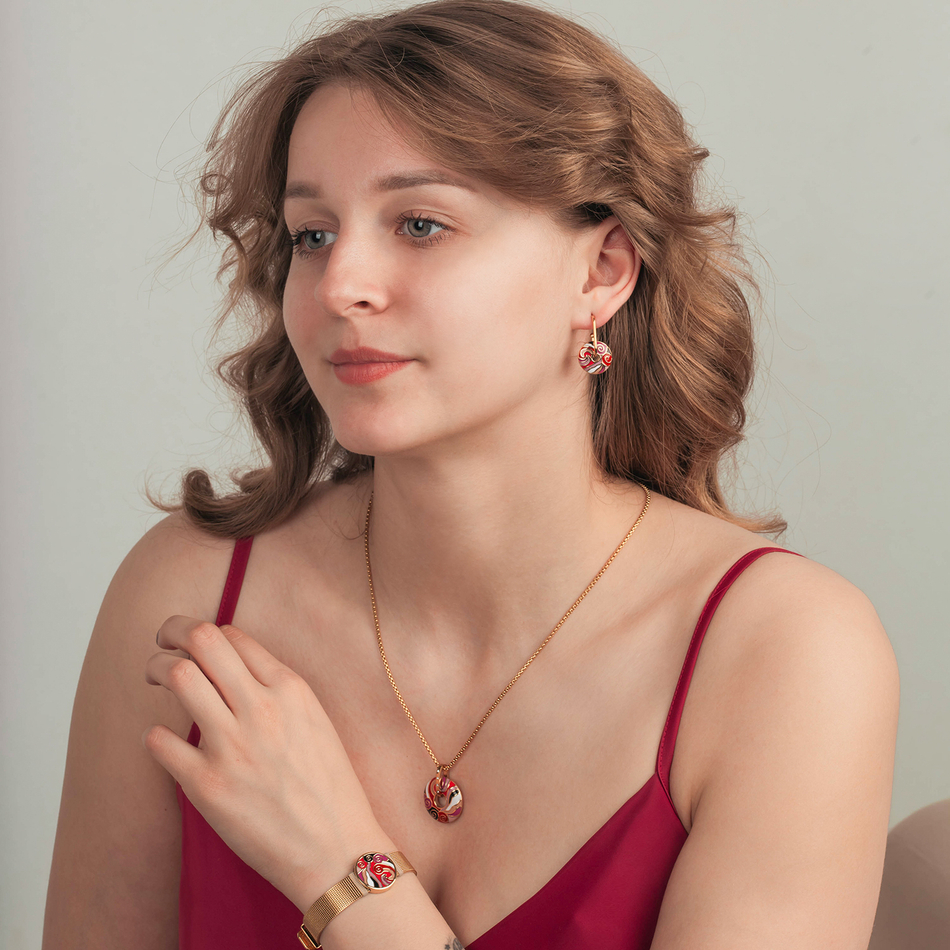 Серьги Fiore Luna AE03784-2 G