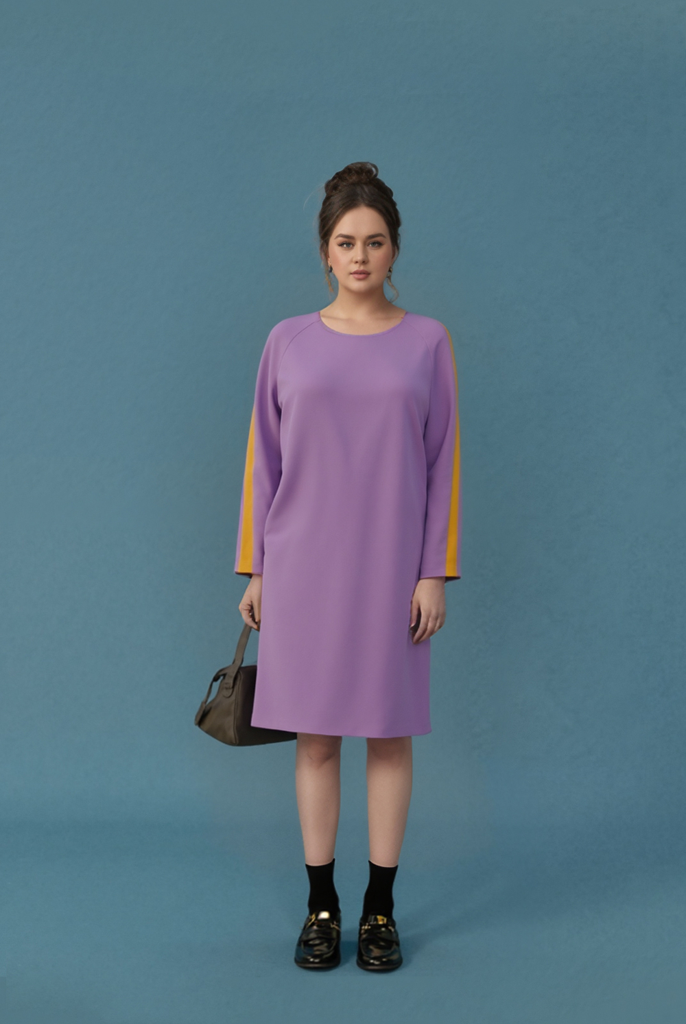 Повседневное платье 2800АЕ, Фиалка #184Фа052800АЕ