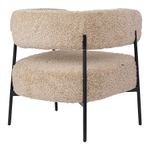 Кресло Bergenson Bjorn HugMe, букле, миндальное молоко