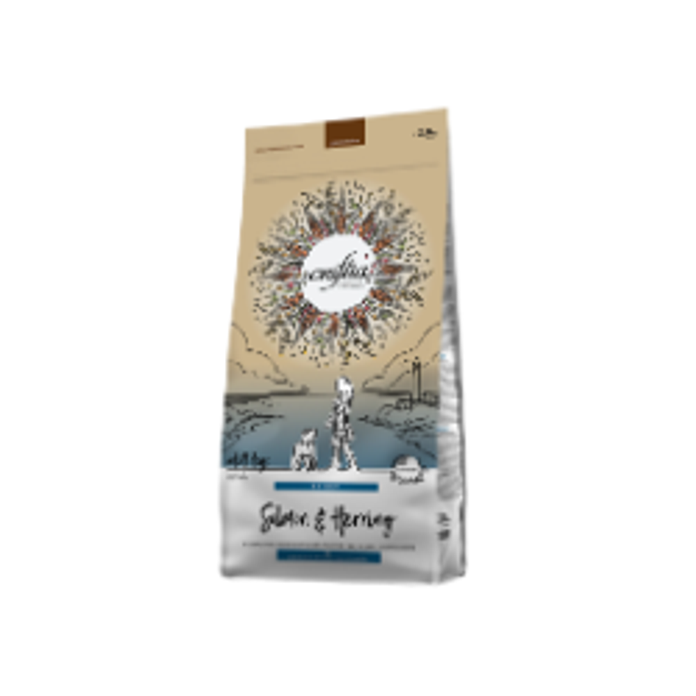 Сухой корм CRAFTIA NATURA для взрослых собак средних и крупных пород из лосося и сельди 2 кг