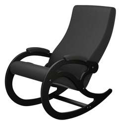 Кресло-качалка Каула М экокожа Дунди 109, каркас венге