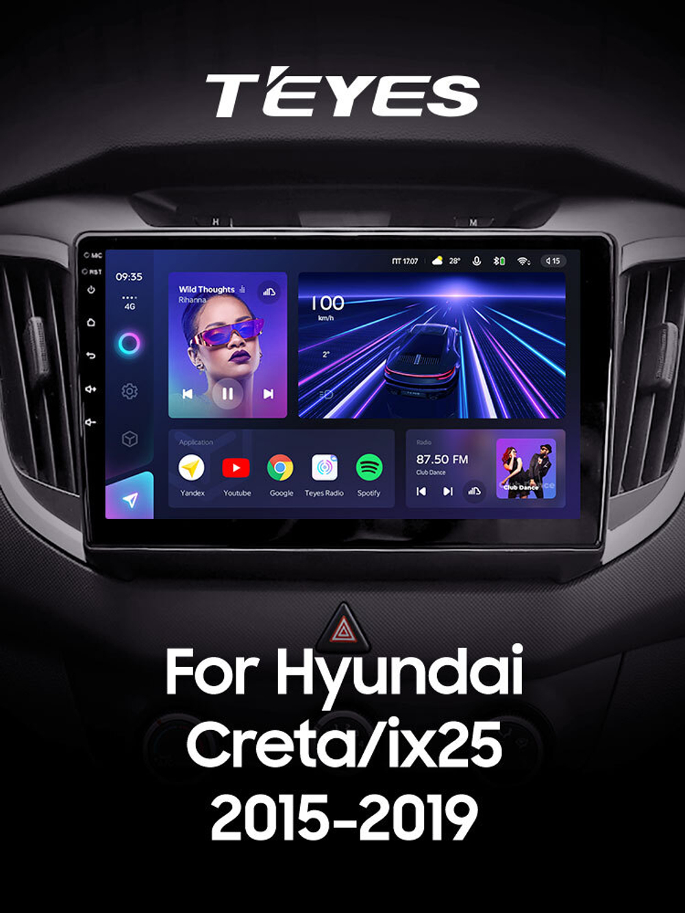 Teyes CC3 10,2" для Hyundai Creta, iX25 2016 - 2020