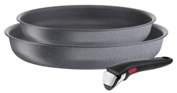 Набор посуды со съемной ручкой Tefal Ingenio Natural Force 3 предмета 22/26 см L3969202