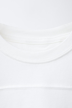 ZARA СПОРТИВНАЯ ФУТБОЛКА, БЕЛЫЙ