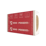 Плита из минеральной ваты на основе горных пород базальтовой группы кашированная армированной алюминиевой фольгой ТЕХ БАТТС 150, РОКВУЛ