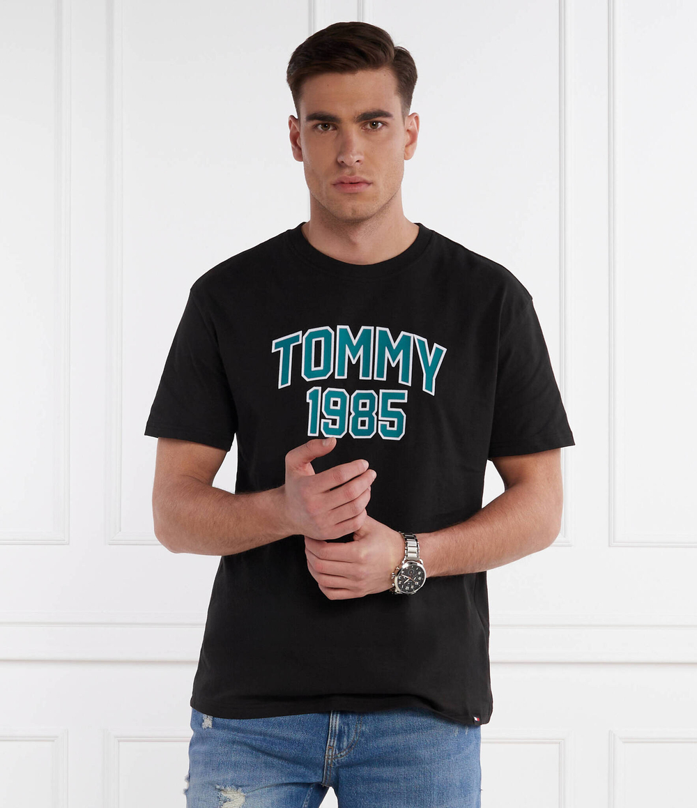 Футболка varsity Tommy Jeans - черный(DM0DM18559)