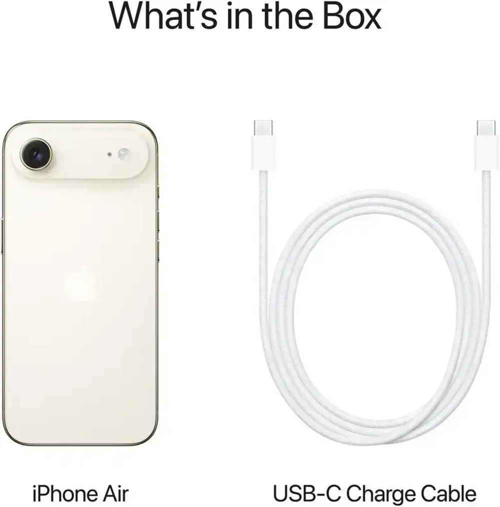 Apple iPhone Air eSIM 1TB, Light Gold