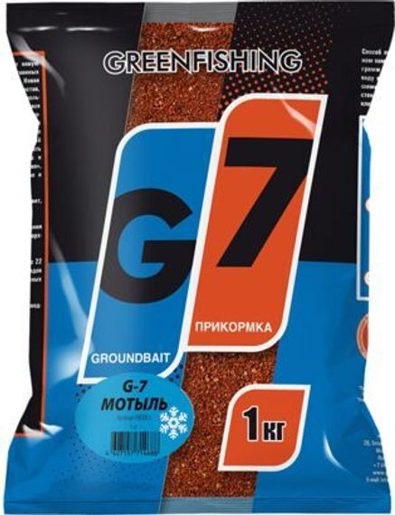 Прикормка зим. G-7 1кг Мотыль