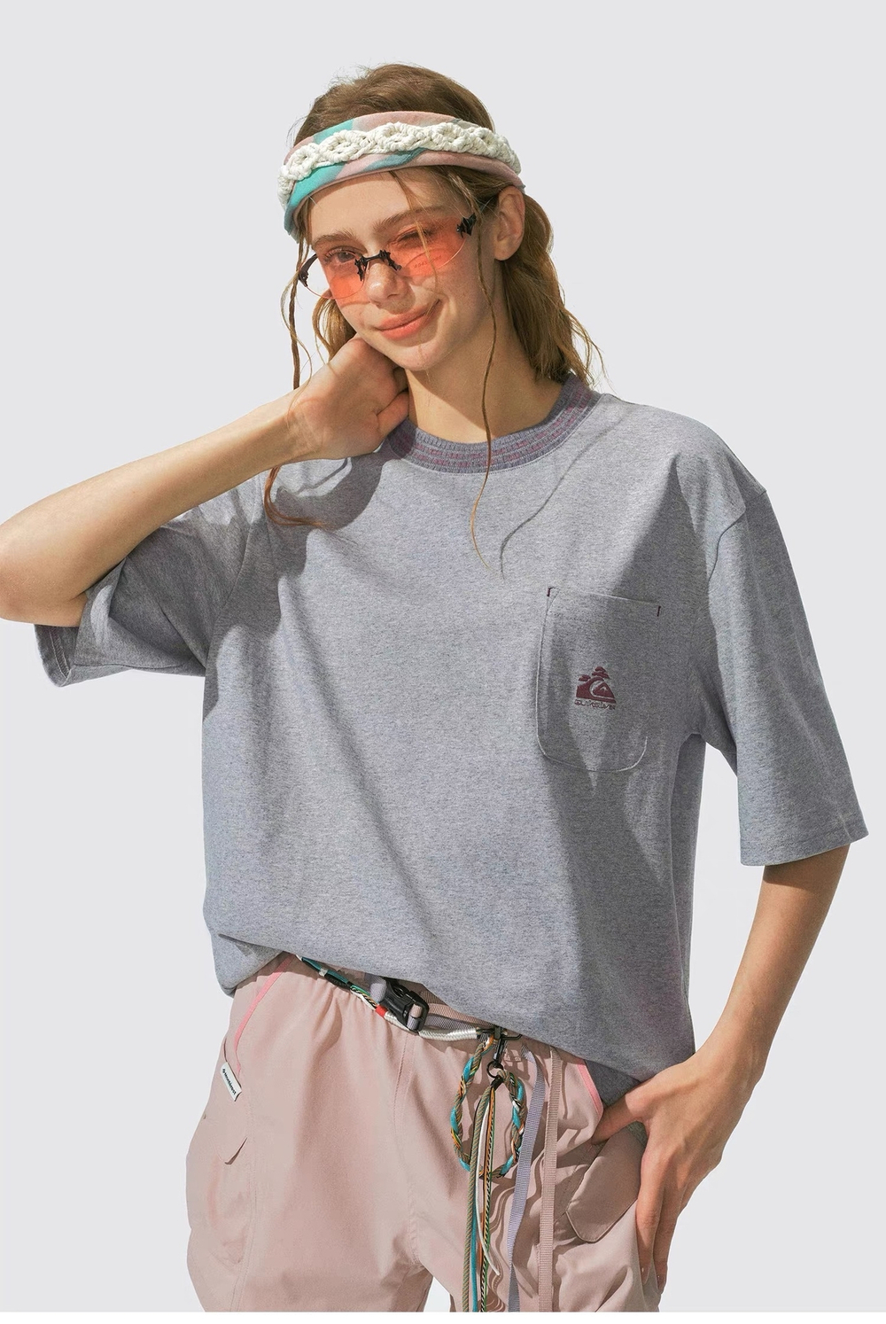 Футболка Nothomme Monterest X Quiksilver Cold flower gray