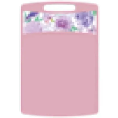 Доска разделочная пластиковая 33,5*22см светло-розовый 222115107/02