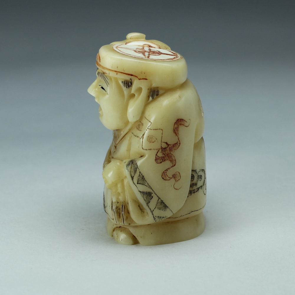 Нэцкэ Дайкоку с колотушкой