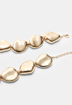 STRADIVARIUS Объемное макси-колье, золотой