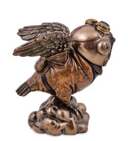 Veronese WS-1249 Статуэтка в стиле Стимпанк «Сова-летчик»