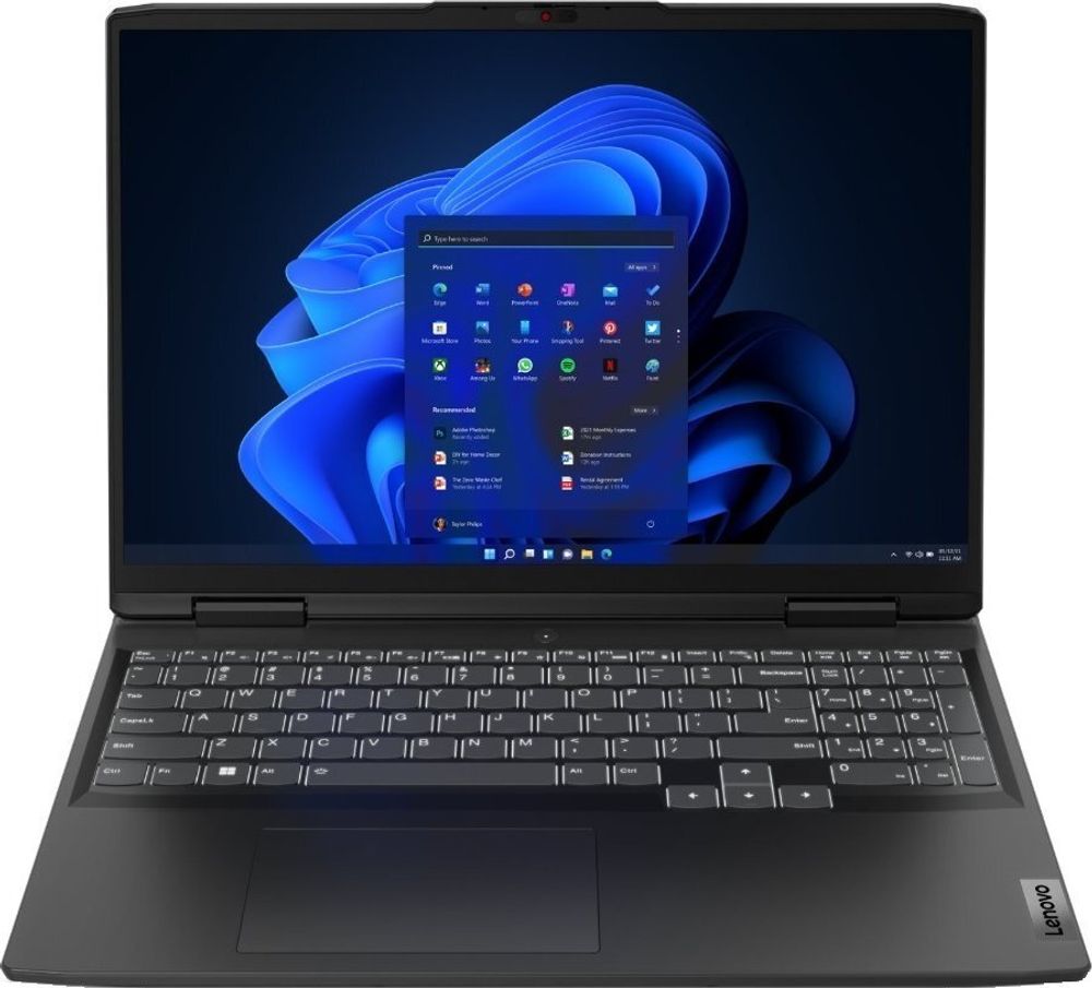 Ноутбук Lenovo IdeaPad Gaming 3 16IAH7, 16&amp;quot; (1920x1200) IPS 165Гц/Intel Core i7-12650H/16ГБ DDR4/1ТБ SSD/GeForce RTX 3050 Ti 4ГБ/Без ОС, серый [82SA008CRK]
