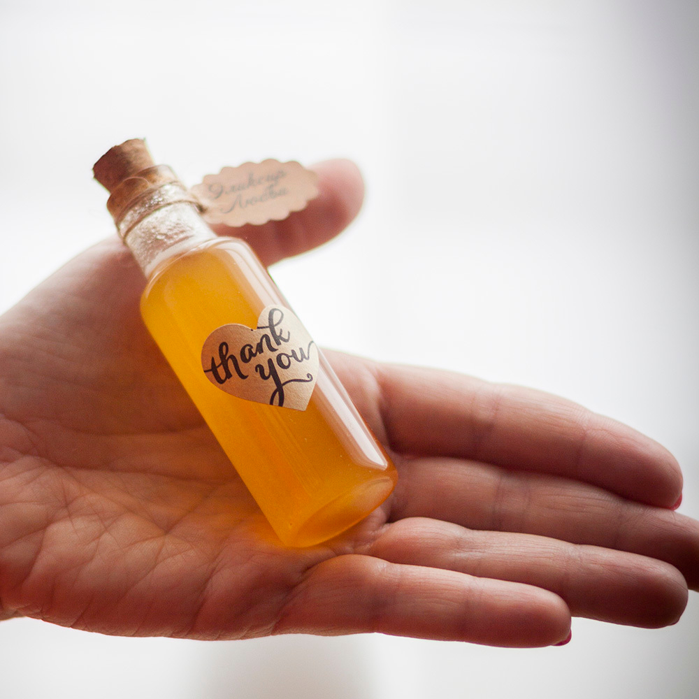 Бонбоньерка с медом на свадьбу, "Эликсир любви"