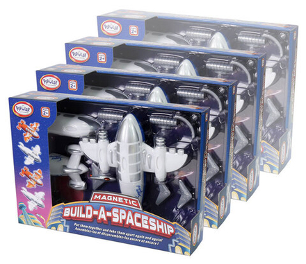 Магнитный конструктор СОЗДАЙ СВОЙ КОСМИЧЕСКИЙ КОРАБЛЬ. Комплект на группу