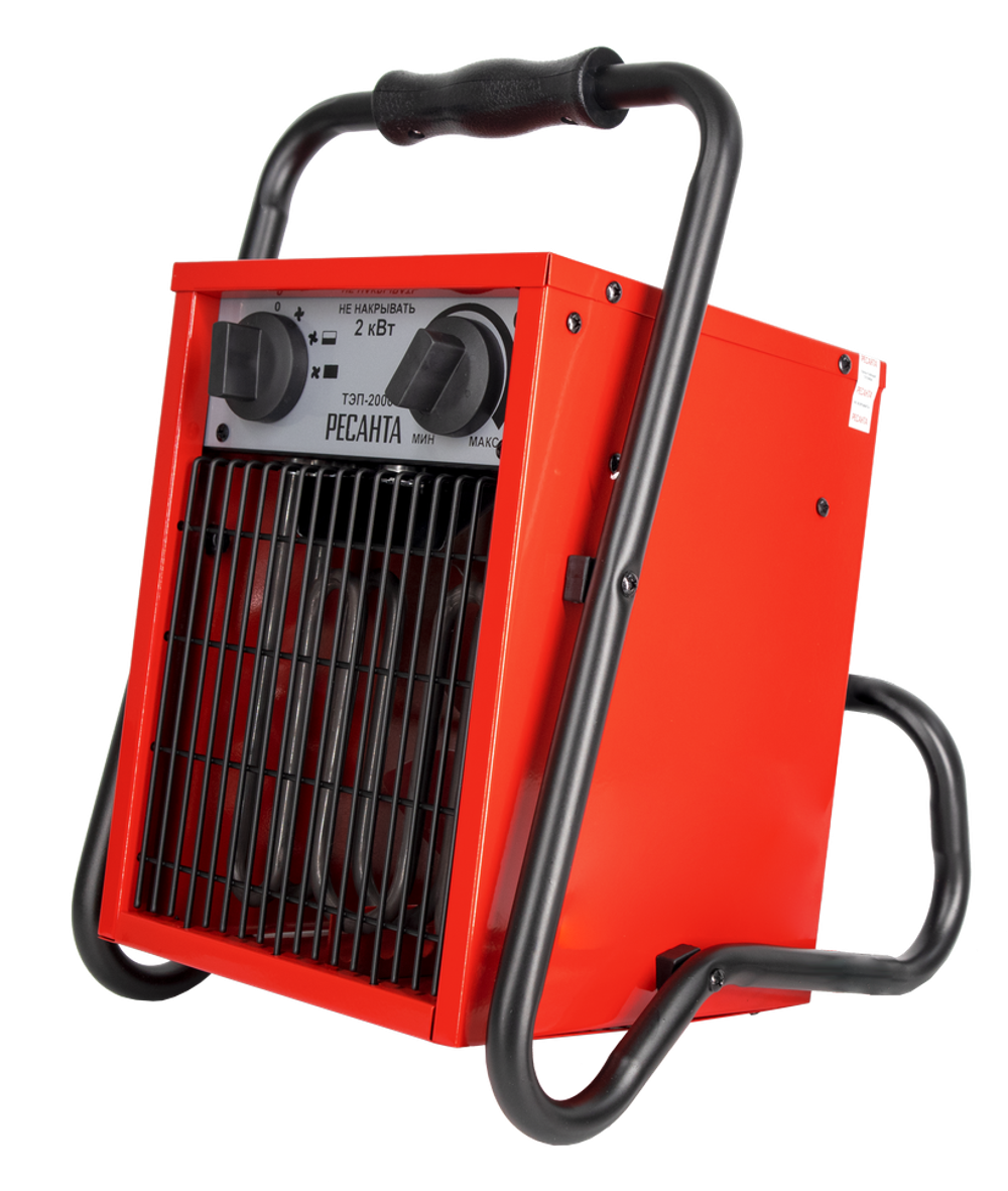 Электрический тепловентилятор РЕСАНТА ТЭП-2000 - [2 кВт / 220В]