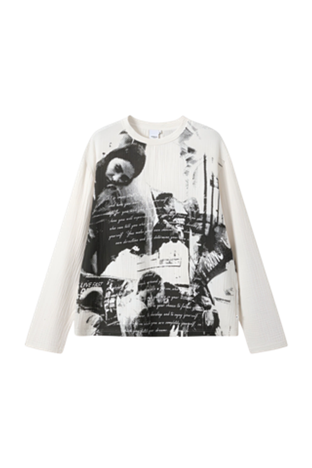 Лонгслив KREATE "Subway Love" Textured Longsleeve