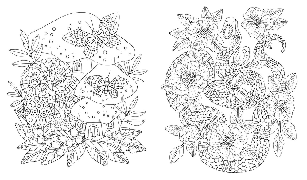 Fairy Tales & Folklore Coloring Book Emelie Lidehäll Öberg