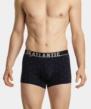 Трусы мужские боксеры (3шт), Atlantic 3MH-174, темно-синие + графит + темно-голубые