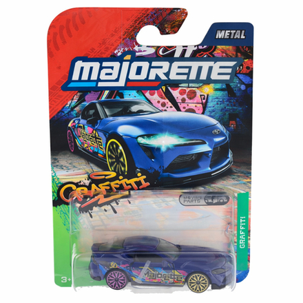 Металлическая машинка Majorette Graffiti Toyota GR Supra 4100002 2 1:64 4100002 2