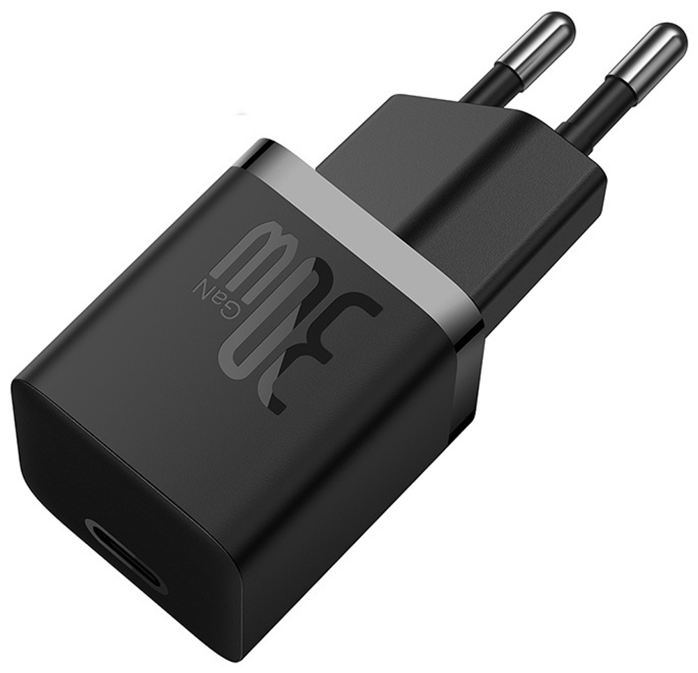 Зарядное устройство Baseus GaN5 (mini) 1C 30W USB Type-C черный