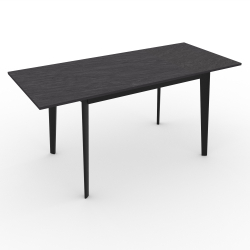 Стол "Нельсон 1000" арт. LND100, ЛДСП Egger Premium Сланец Скиваро, ножки черные.