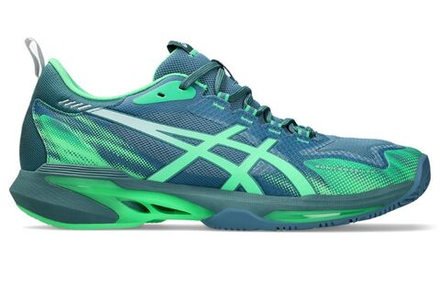 Мужские кроссовки для Падел Asics Sonicsmash FF - saba blue/vital green