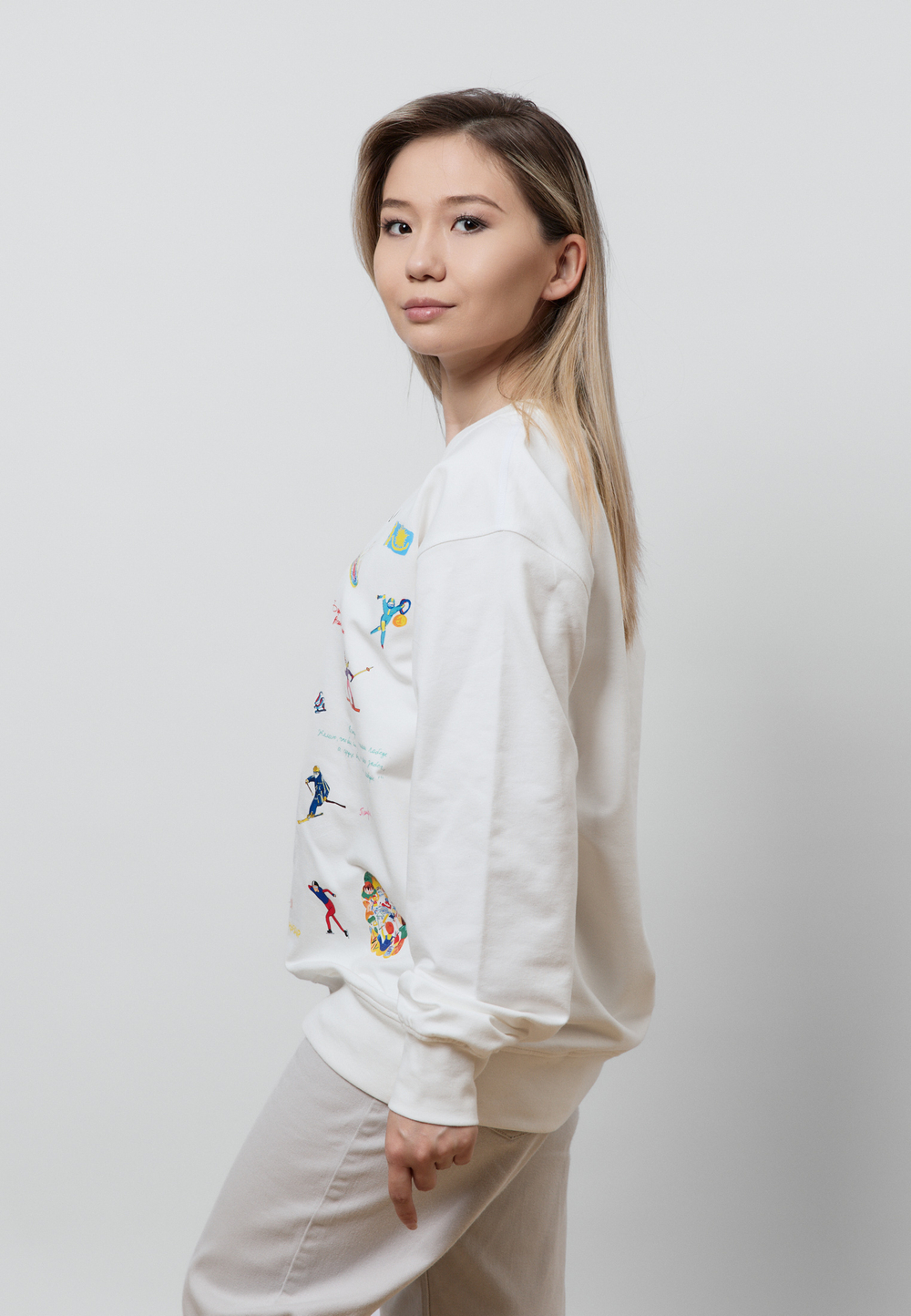 Свитшот OLYMPIC CHILD WHITE