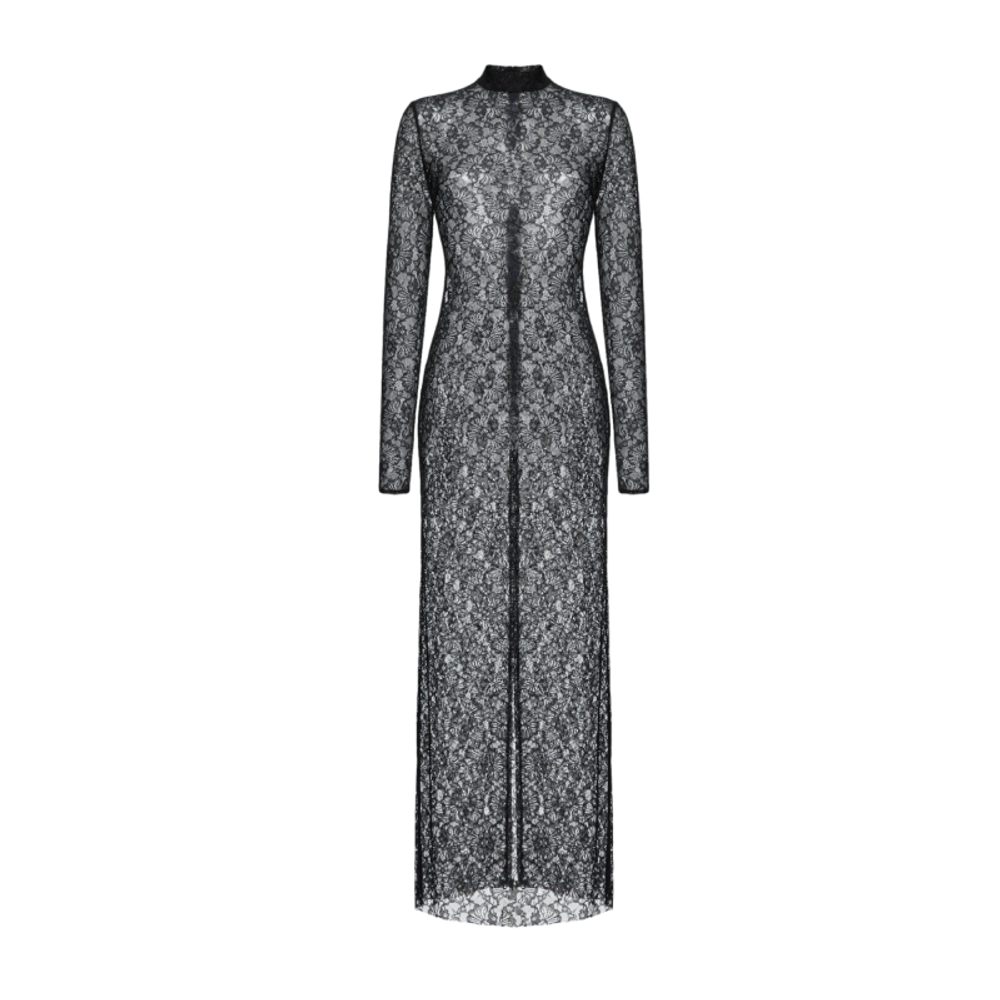 Платье макси из кружева