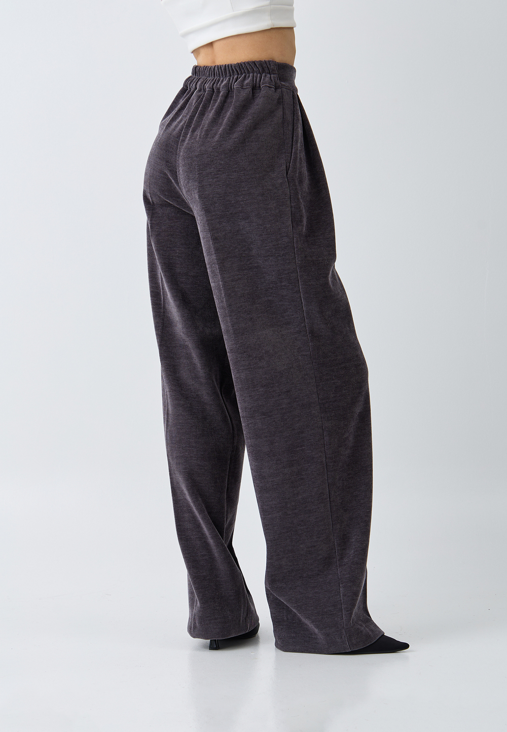 Брюки вельвет графитовые