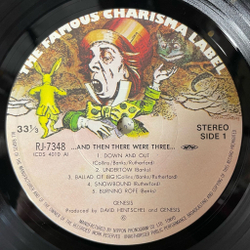 Винтажная виниловая пластинка LP Genesis And Then There Were Three (Japan 1978) (No Obi) Burning Rope