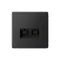 Розетка компьютерная 2-м ArtGallery RJ45 + RJ45 кат.5E механизм базальт SE GAL001485
