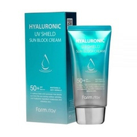 Крем солнцезащитный SPF50+ PA+++ FarmStay Hyaluronic UV Shield Sun Block Cream 70г