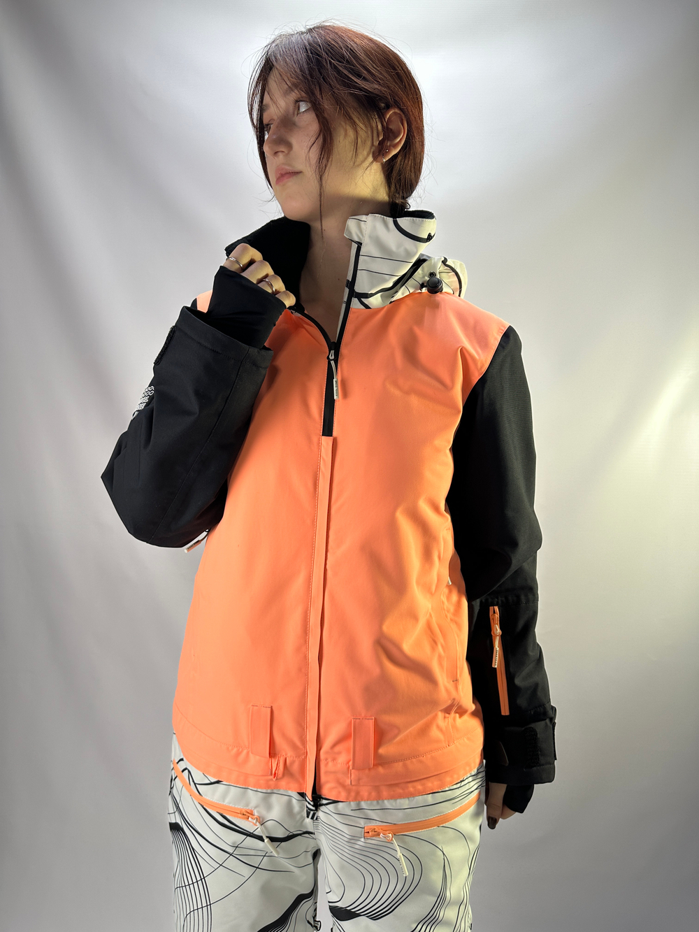 Комбинезон COOLZONE LIMAN линии/неоперсиковый/черный