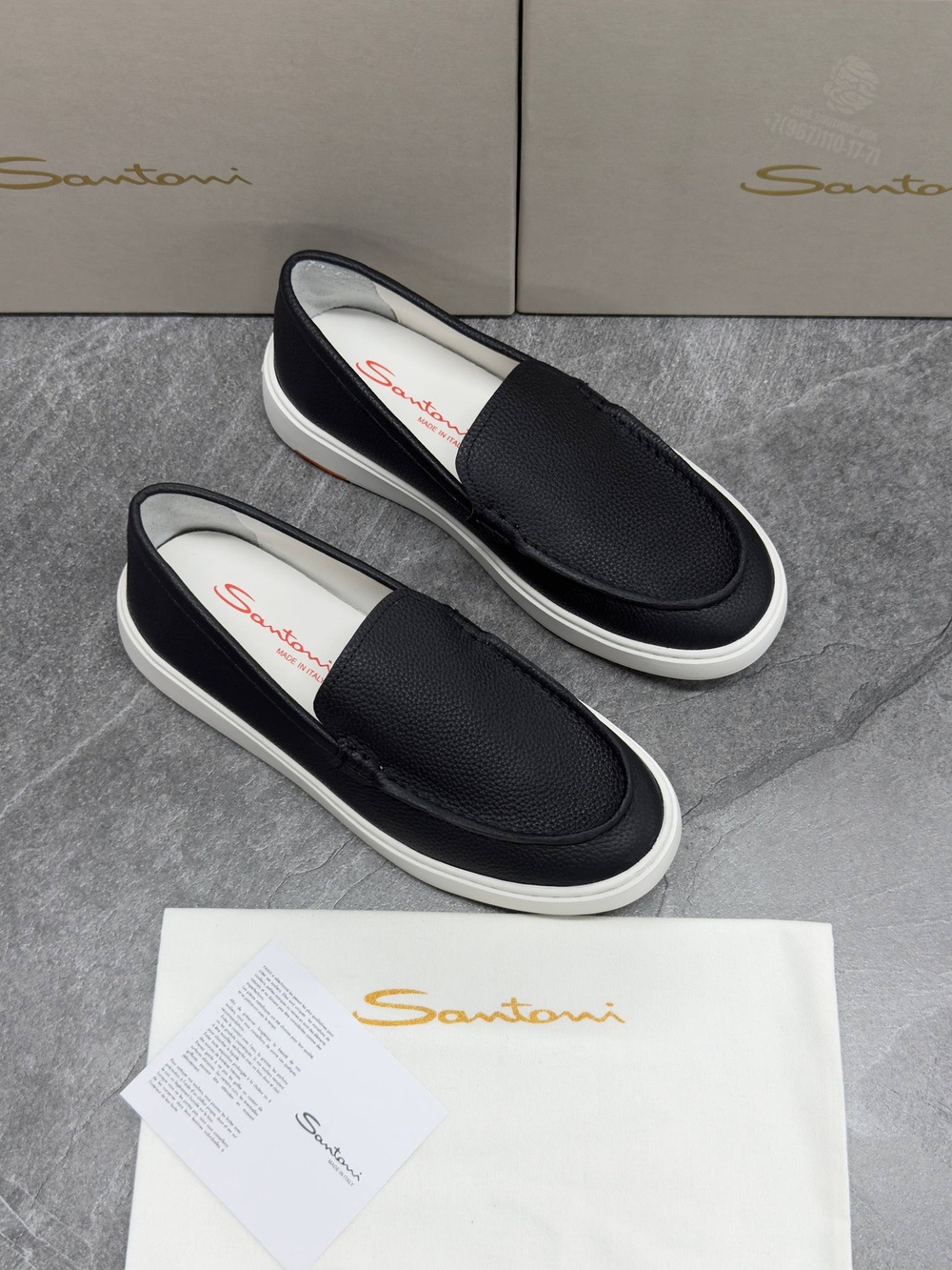 Лоферы Santoni