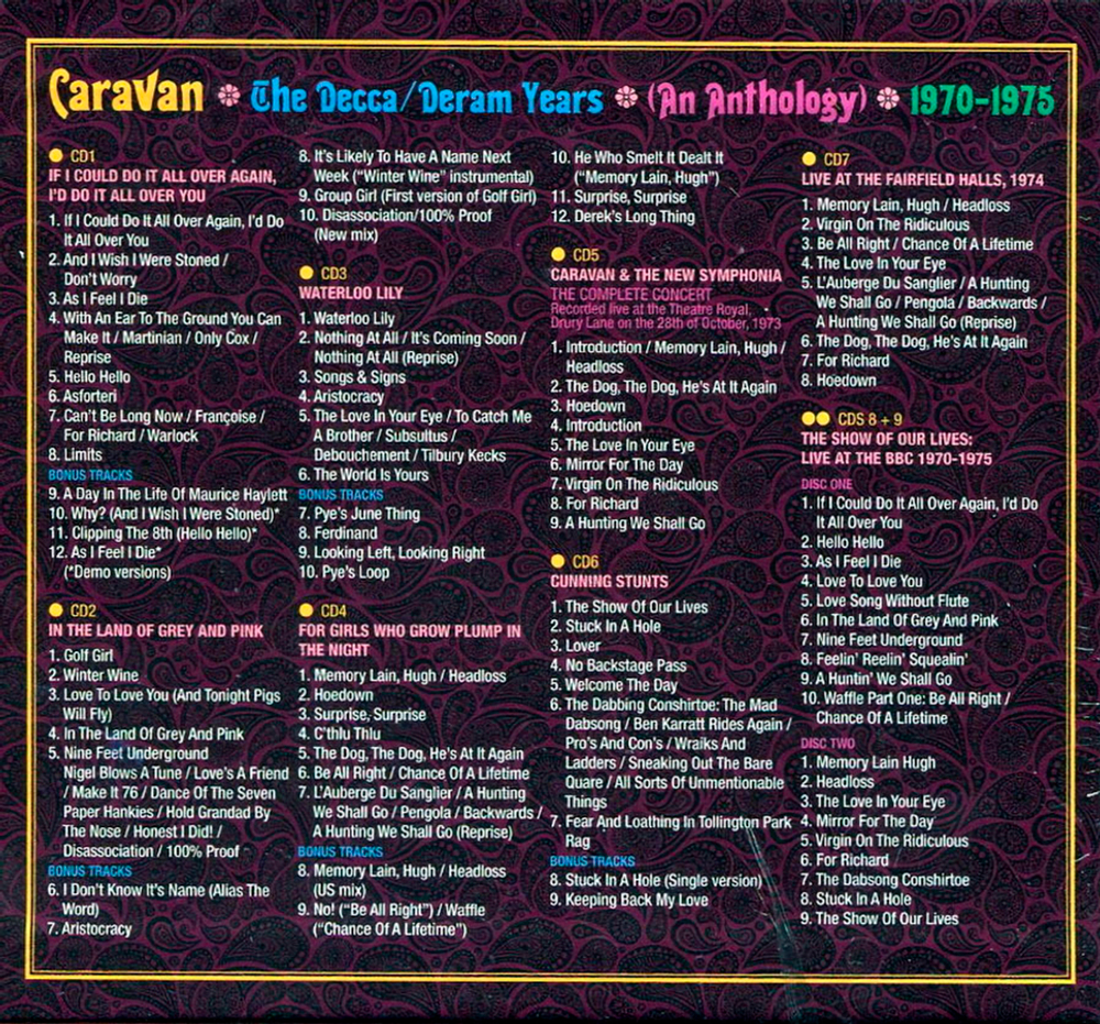 Caravan / The Decca - Deram Years (An Anthology) 1970-1975 (9CD)