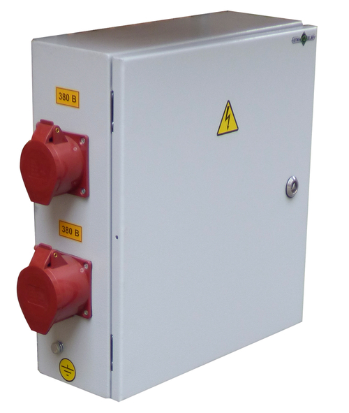 Щит распределительный для строительной площадки ЩРсп-80-2-0/2/2, без стойки