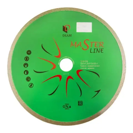 Алмазный отрезной круг DIAM GRANITE 230 мм MASTER LINE 000683