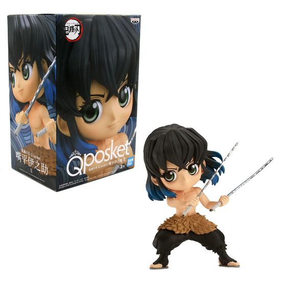 Фигурка Q Posket Demon Slayer Kimetsu No Yaiba, Inosuke Hashibira, 14 см / Фигурка по мотивам аниме "Клинок, рассекающий демонов", Иноске Хашибира, 14 см