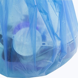 Мешки мусорные в пластах 180л 90х110см 40мкм синии (50/100шт)