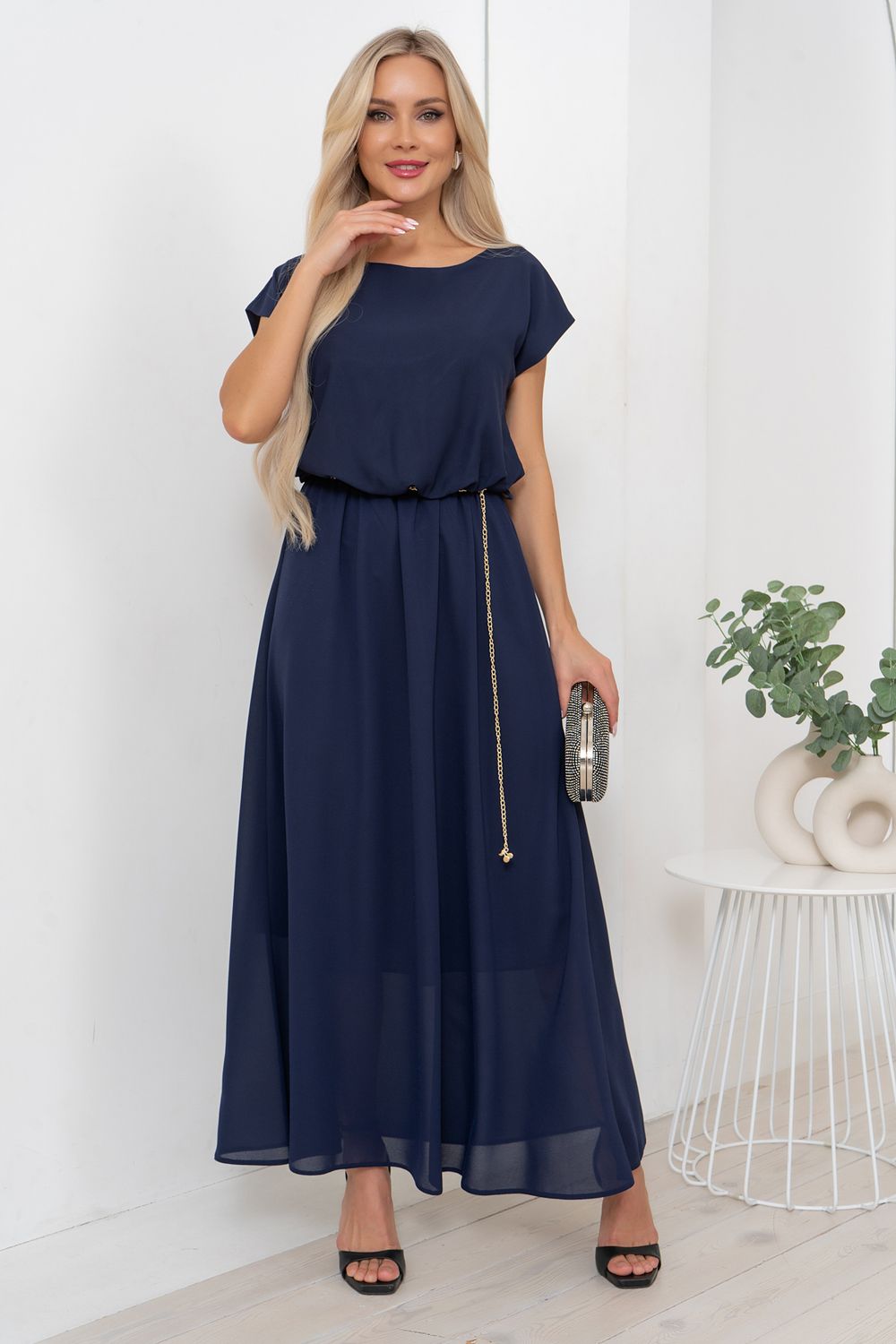 Платье Симона (синий) Р11-1161/6 Nikol