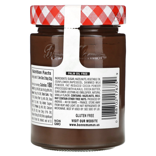 Bonne Maman, шоколадная паста с фундуком, 360 г (12,7 унции)