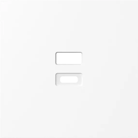Donel S08 глянцевый белый накладка для розеток USB, серия DB